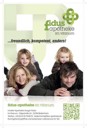 Logo der fidus Apotheke im VITANUM