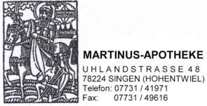 Logo der Martinus-Apotheke OHG
